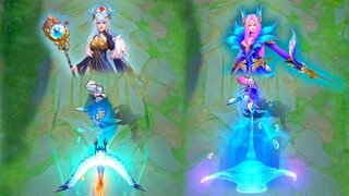 Odette Sage of the Currents VS Mermaid Princess Skin Comparison