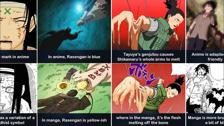 Naruto Anime vs Manga Differences︱Manga vs Anime Naruto