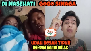 TEGAS !!! Gogo Sinaga nasehati anak dan emaknya karena tidur berdua || Ome Tv Prank