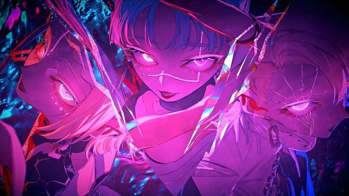 【Hatsune Miku x Kagamine Rino & Rino】เหนือเส้นทาง【ギガ（Giga）】