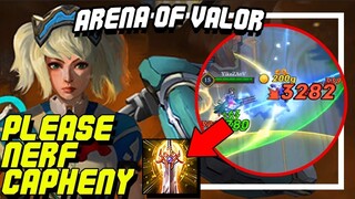 CAPHENY SO BROKEN | 50% DAMAGE | MASTER RANK | Arena of Valor | LiênQuânMobile | 傳說對決 | 펜타스톰 | 伝説対決