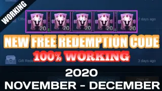 New Redemption Code in Mobile Legends 2020 |  Redemption Code | Free Redeem Code in Mobile Legends