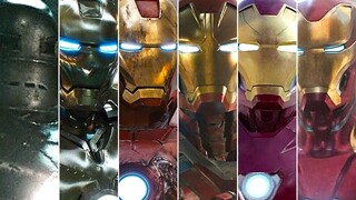 Semua setelan Iron Man (2008-2019) Peredupan visual full HD 4K yang dipulihkan + versi murni yang di