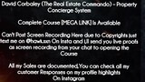 David Corbaley (The Real Estate Commando) course  - Property Concierge System  download