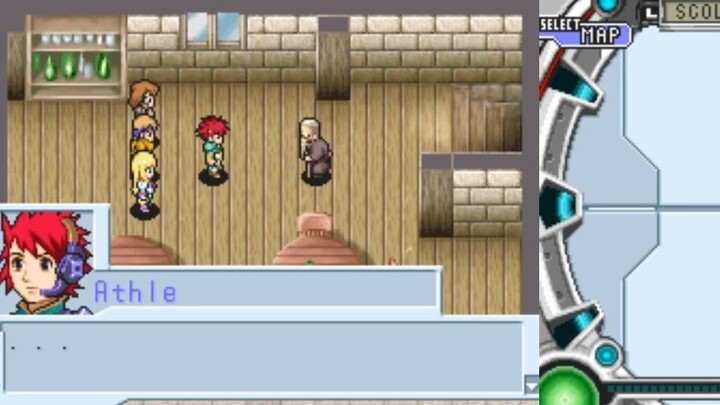 Zoids Saga: DS Legend of Arcadia Gameplay Chapter 2 - Hiding in Arcana Town & Overworld