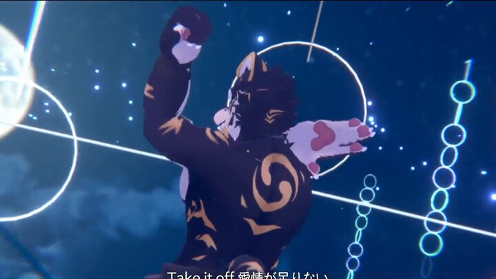 Have you ever seen such a handsome tiger? [3D Avatar commissioned exhibition · Black Enwu]