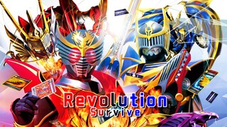 [Cá nhân hóa] Kamen Rider Ryuki Survival Form Battle Song "Revolution" Chiến đấu cùng tôi...Len!