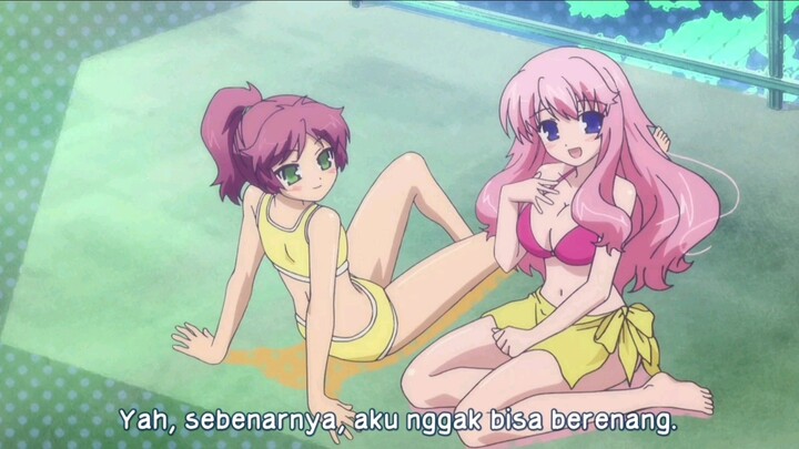 pemandangan pantai yang sangat indah | Hilarious Anime