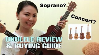 UKULELE REVIEW & BUYING GUIDE (ARIA AU-1 SOPRANO UKULELE & CHARD UK-24G CONCERT UKULELE