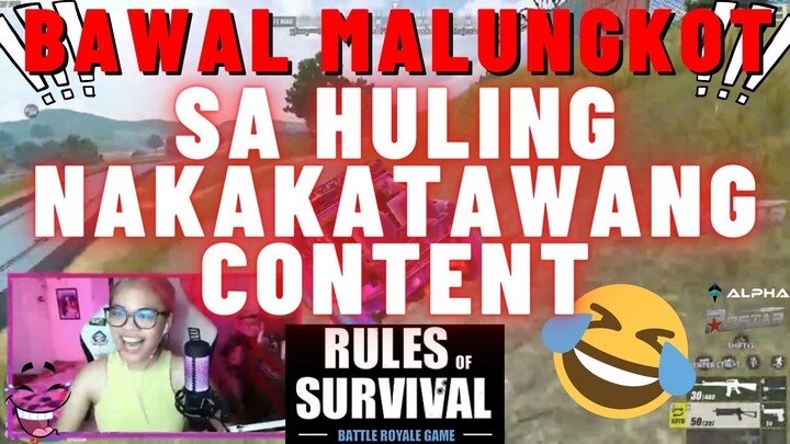 Tawa muna bago malungkot sa pagkawala ng ROS