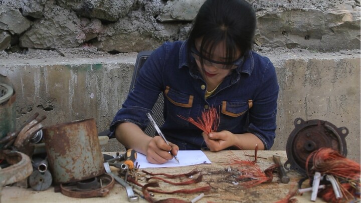 แฟนคลับจากเสฉวนส่งเครื่องทำน้ำเต้าหู้รุ่นเก่ามาให้ แต่ชิ้นส่วนบางอย่างก็หายไปหมดแล้ว ผมเลยดัดแปลงเป็