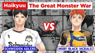 MSBY Black Jackals vs Schweiden Adlers (Super Big Match Di Era Generasi Monster) - Haikyuu