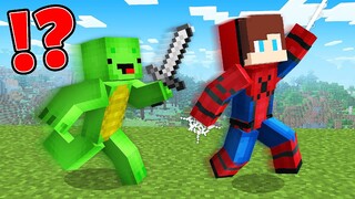 JJ Spiderman Speedrunner vs Mikey Hunter in Minecraft Challenge - Maizen
