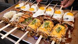 오픈 한달만에 초대박! 일본에서 전수받은? 대왕 철판 계란 치즈 핫도그 / handmade cheese egg hotdog master / korean street food