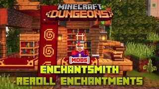 New Merchant In The Game! Reroll Enchantments on Enchantsmith, Minecraft Dungeons