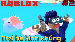 🏖⛺️Buổi cắm trại ngoài biển KINH KHỦNG của BLUE.. (Roblox) Camping #2