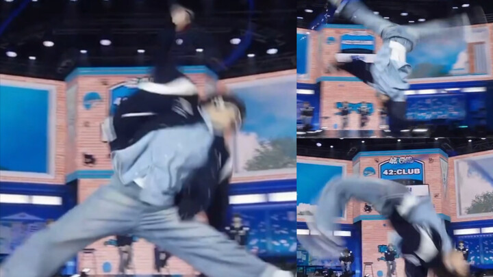 韩志薰超绝艺术体操freestyle！空翻劈叉队友都惊呆了，现代舞功底太强了【TWS】