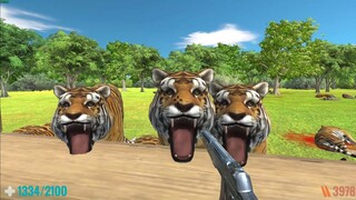 Survive in Zoo with 120 Tigers. Animal Revolt Battle Simulator