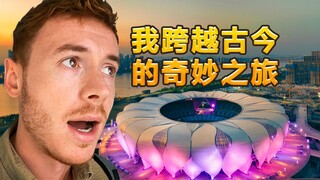 مدوّن بريطاني: لقد "عبرتُ الزمن" في منطقة بينجيانغ! كما صنعتُ بنفسي فانوسًا على شكل "ثعبان".