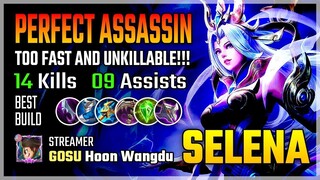 Perfect Assassin! Selena Best Build 2020 Gameplay by GOSU Hoon Wangdu | Diamond Giveaway