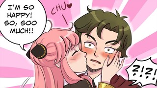 The Happiness Kiss [Anya x Damian] | Spy x Family Comic Dub