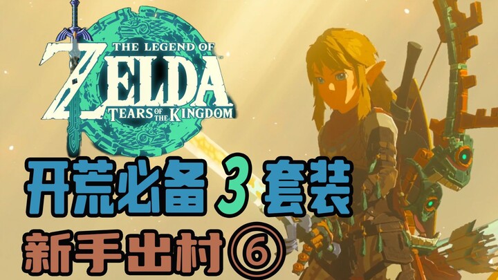 【The Legend of Zelda: Tears of the Kingdom】3 set wajib untuk awal permainan (set terbang+panjat+duni