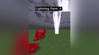 Lightning Farm Tutorial⚡ Vinh làm thử cái máy tạo ra sấm sét vĩnh viễn nè 🤣 minecraft vinhmc minecrafttutorial