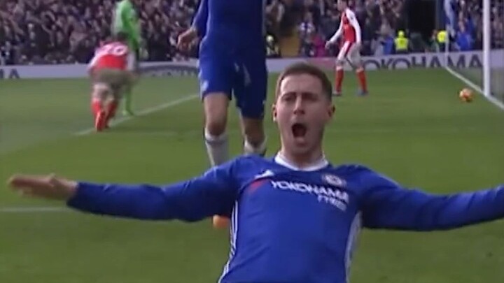 英超名场面·阿扎尔独闯龙潭