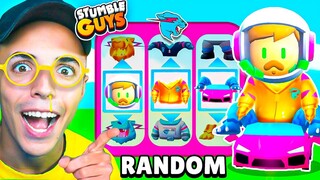 CREÉ la COMBINACIÓN de SKINS MÁS EXCLUSIVA de STUMBLE GUYS! 😱 *MrBeast*