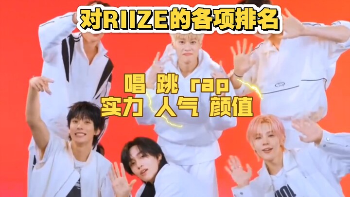 การจัดอันดับต่างๆ ของวง RIIZE~
