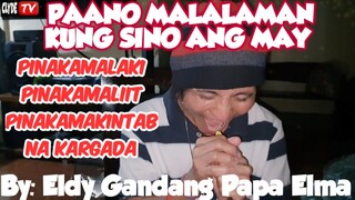 INUMAN SESSION 1: PINAKAMALAKI, PINAKAMALIIT AT PINAKAMAKINTAB NA KARGADA  w/ Eldy Gandangpapa Elma