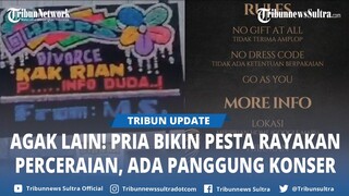 Viral Perceraian Dirayakan Seperti Pesta Nikah, Banyak Ucapan Selamat Menduda