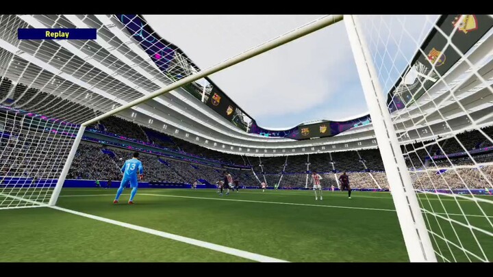 pes Gameplay scoring goal