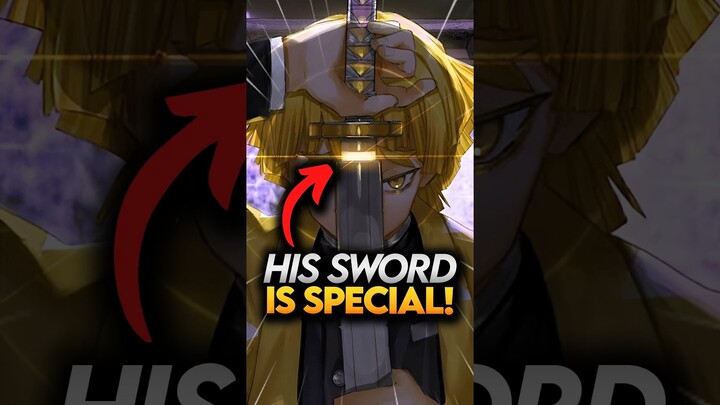 Why Zenitsu's Nichirine Sword is SPECIAL? Demon Slayer Explained #demonslayer #shorts