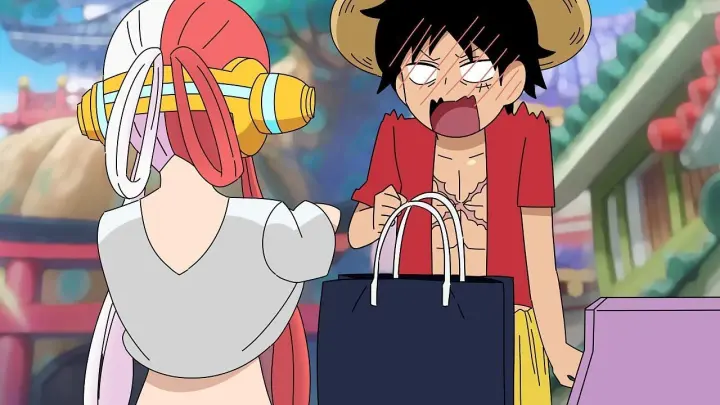 【One Piece】Luffy : What are you doing, Uta?!