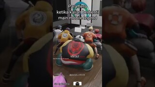 Momen ketika mobile legend sepi