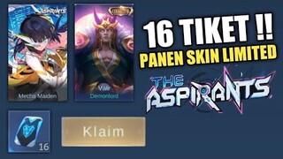 MENCOBA BUG DI EVENT ASPIRANTS!! AMBIL 16 TIKET! PANEN SKIN LIMITED