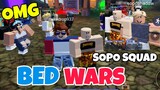I MET SOPO SQUAD GAMING AGAIN IN BEDWARS | OMG !! *Roblox Tagalog*