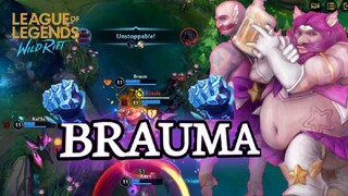 Unstoppable Braum Gameplay || S rating || Wild Rift