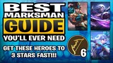 BEST MARKSMAN GUIDE YOU WILL EVER NEED! 3 STAR HEROES FAST! TOP 1 GLOBAL MAGIC CHESS TUTORIAL