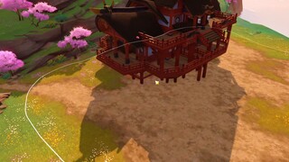 [Genshin Impact · Dust Song Pot] Tianhu Inari Palace-An easy-to-follow super-large shrine tutorial, God is coming to the pot!