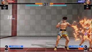 KOF15　最強ジョー東　爆裂コンボの応酬　タイガーキックを誘う