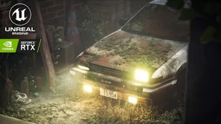 Saving Takumi's Abandoned AE86 [PT. 2] - Initial D // Unreal Engine 4 (RTX)