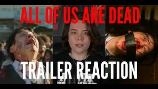 All Of Us Are Dead Date Announcement Trailer || REACTION || Netflix Korean Zombie Series!