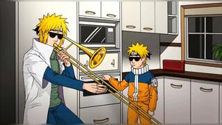 [Naruto] Naruto And Namikaze Minato Rocking Out