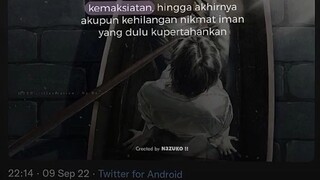 menyesal itu di akhir bukan di awal