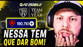 SERÁ que deu BOM? 190 mil JOIAS nos PACK OPEN fc mobile 24 Toty