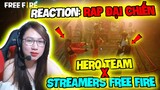 (Free Fire) - Reaction: ĐẠI CHIẾN RAP:  Cô Ngân Solo Với Simmy Trên Sàn Đấu - HeroTeam Vs Streamers