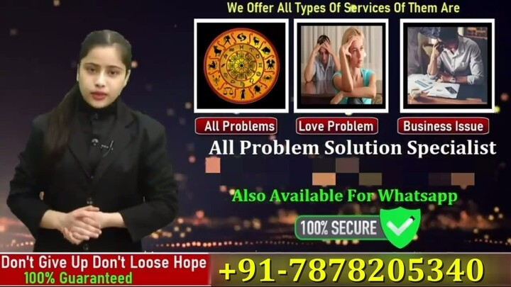 +91-7878205340 Love Vashikaran Specialist Astrologer baba ji