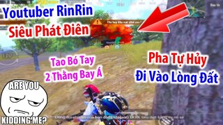 Youtuber RinRin PHÁT ĐIÊN Vì Pha "TỰ HỦY" Đi Vào Lòng Đất Của Người Lạ. Cạn Lời !!! | PUBG Mobile